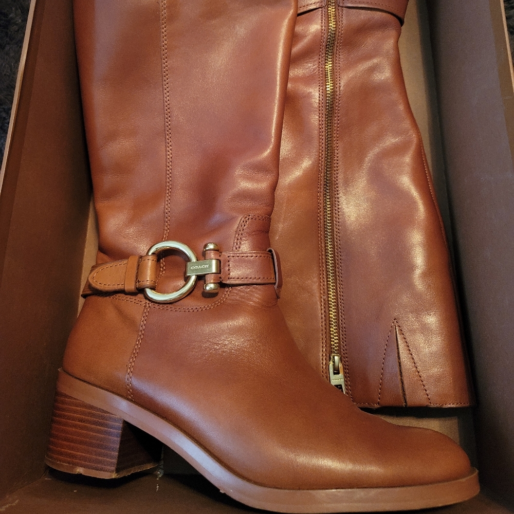 Coach Leather Boots